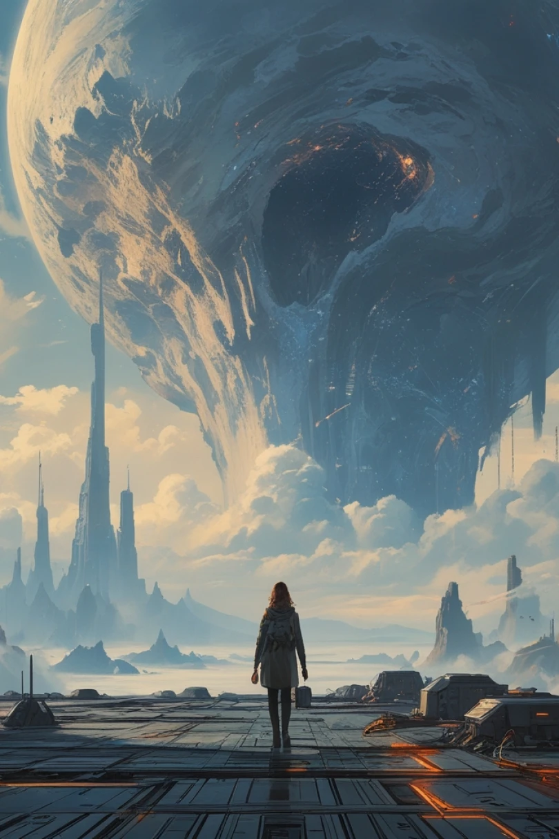 The Echolock of Aurelia - Sci-fi story cover by Daniel Korvek Cover for story: The Echolock of Aurelia