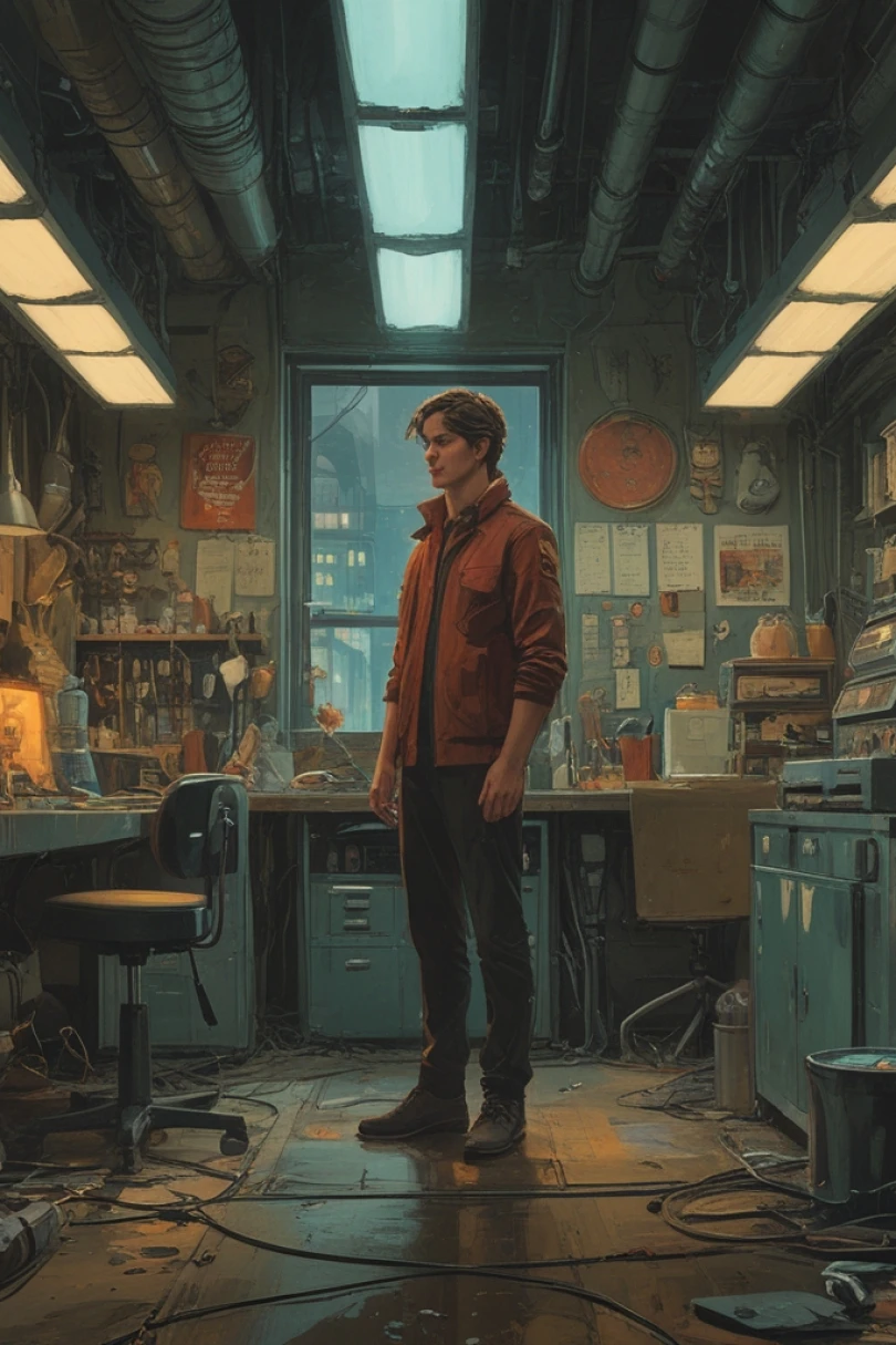 Tuning Distance - Sci-fi story cover by Helena Carroux Cover for story: Tuning Distance