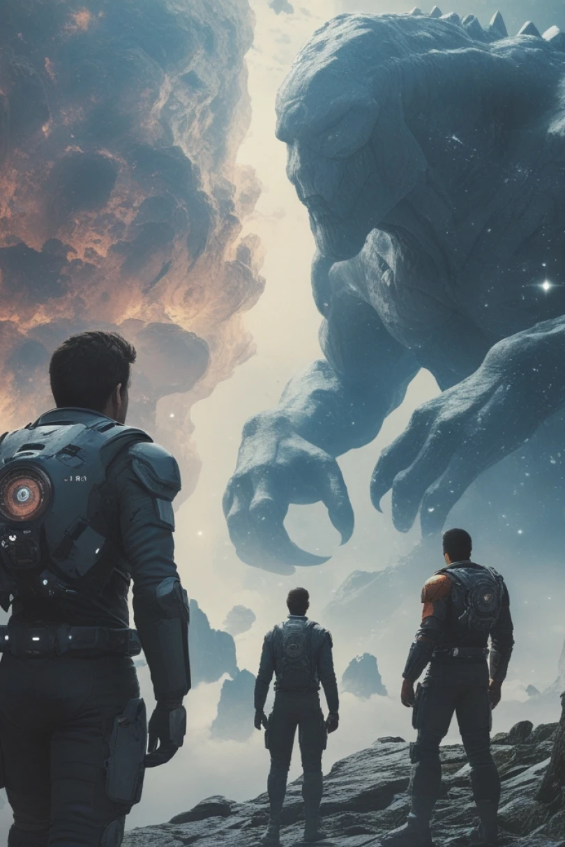 Ninth Relay - Space fiction story cover by Dorian Kell Cover for story: Ninth Relay