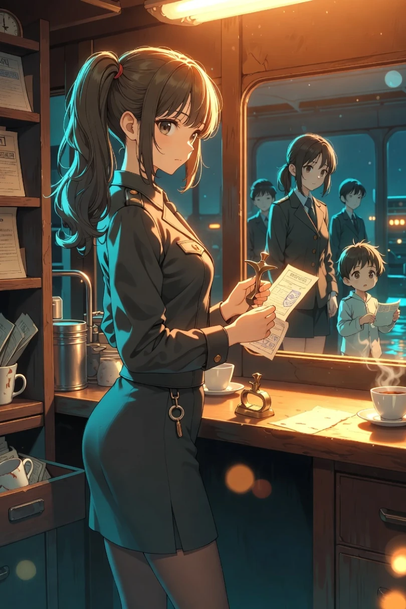 Folding the Last Ticket - Bedtime story cover by Yakov Sorin Cover for story: Folding the Last Ticket