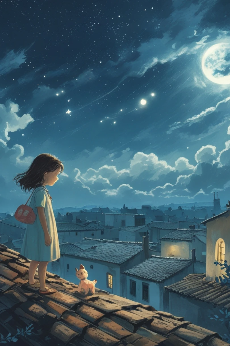 A Pocketful of Moonbeams - Bedtime story cover by Isolde Merrel Cover for story: A Pocketful of Moonbeams