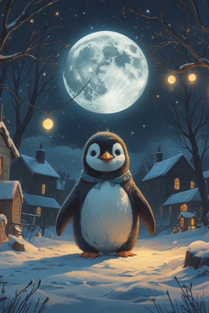 Pip and the Moonthread - Bedtime story cover by Stephan Korvel Cover for story: Pip and the Moonthread