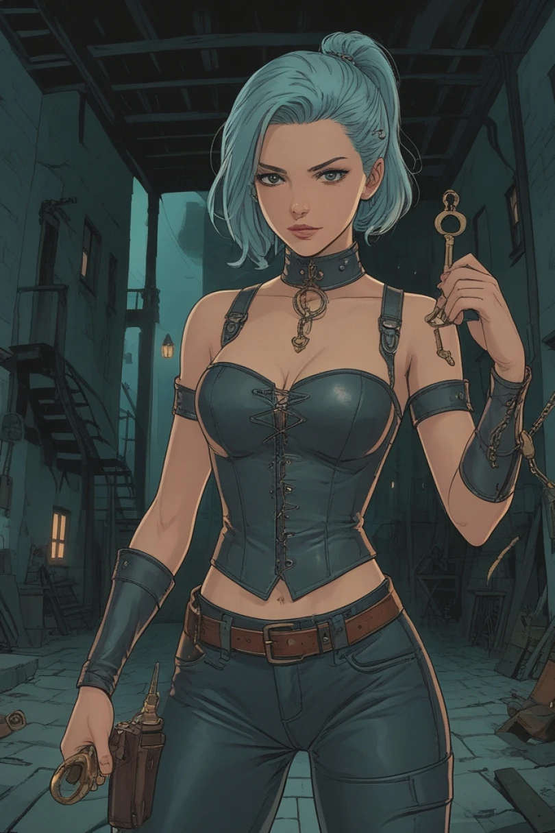 The Locksmith's Last Turn - Horror story cover by Leonhard Stramm Cover for story: The Locksmith's Last Turn