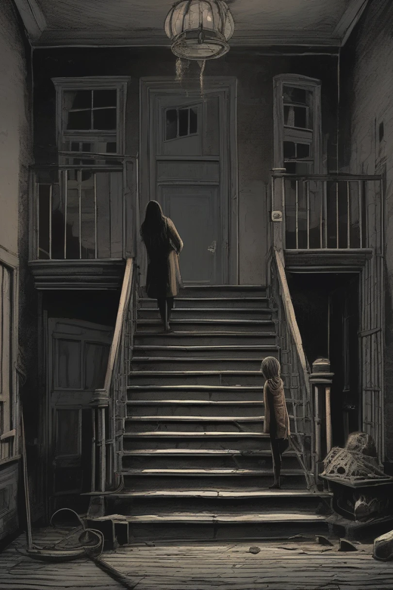 The Hollow Ear - Horror story cover by Isabelle Faron Cover for story: The Hollow Ear