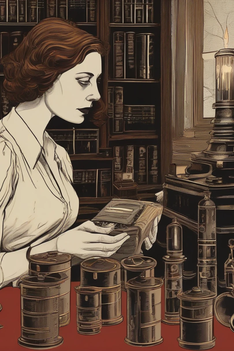 The Recorder's House - Horror story cover by Claudine Vaury Cover for story: The Recorder's House