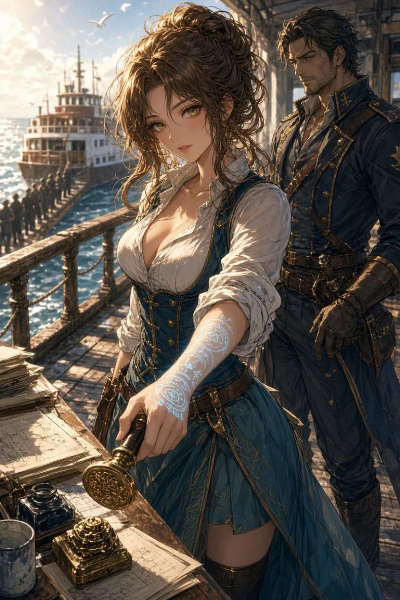 A Platform for Unclaimed Daughters - Romantasy story cover by Yakov Sorin Cover for story: A Platform for Unclaimed Daughters