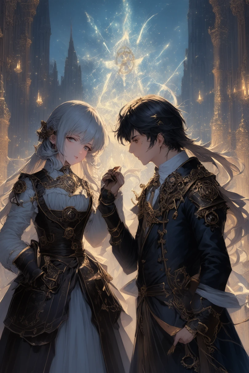 The Nightkeeper's Promise - Romantasy story cover by Pascal Drovic Cover for story: The Nightkeeper's Promise