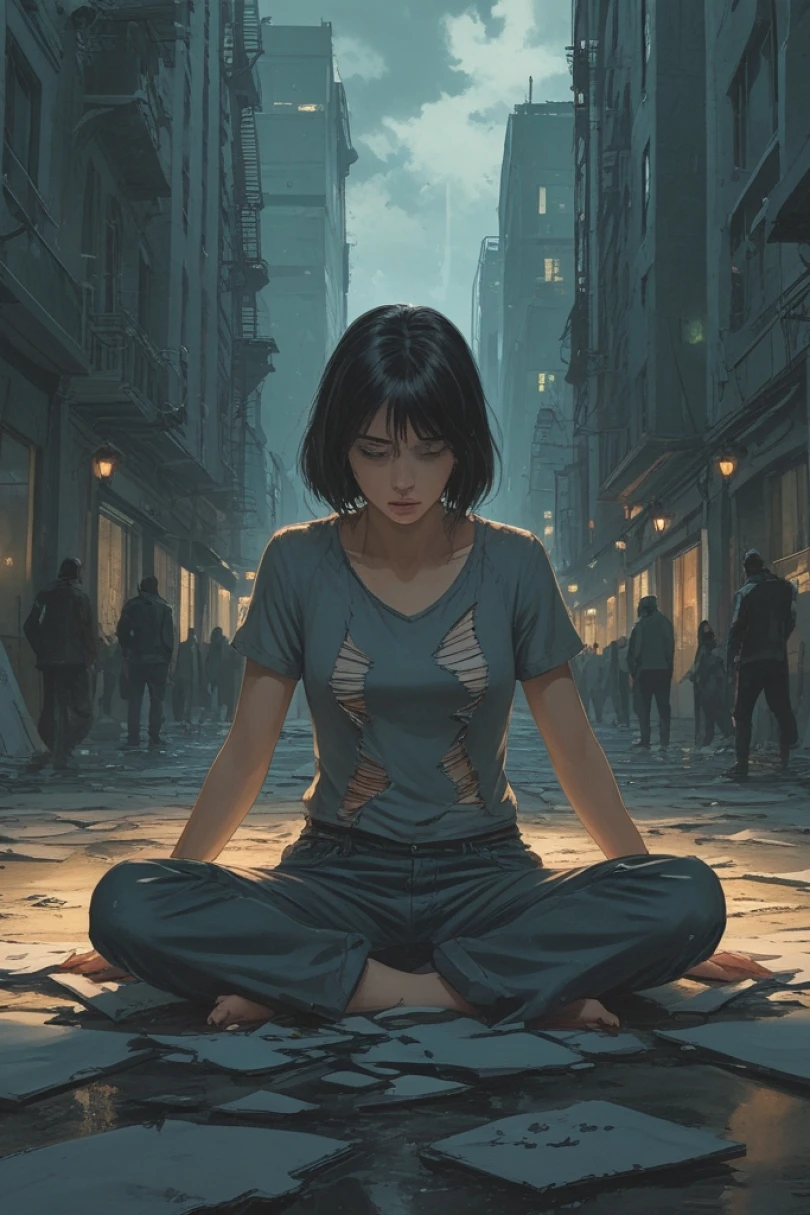 A Tear in the Morning - Urban Fantasy story cover by Selene Korval Cover for story: A Tear in the Morning