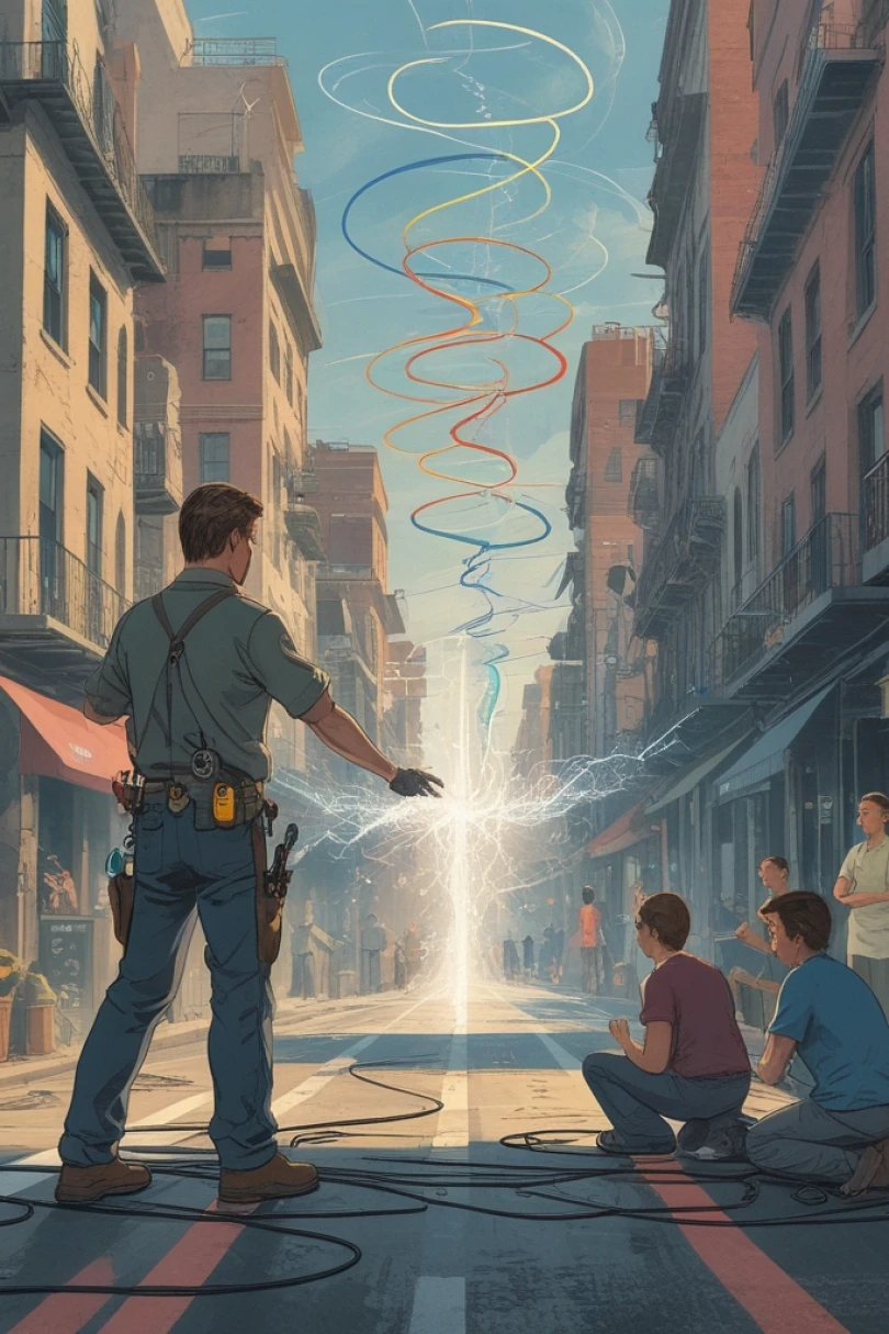 The Lines We Keep - Urban Fantasy story cover by Ronan Fell Cover for story: The Lines We Keep