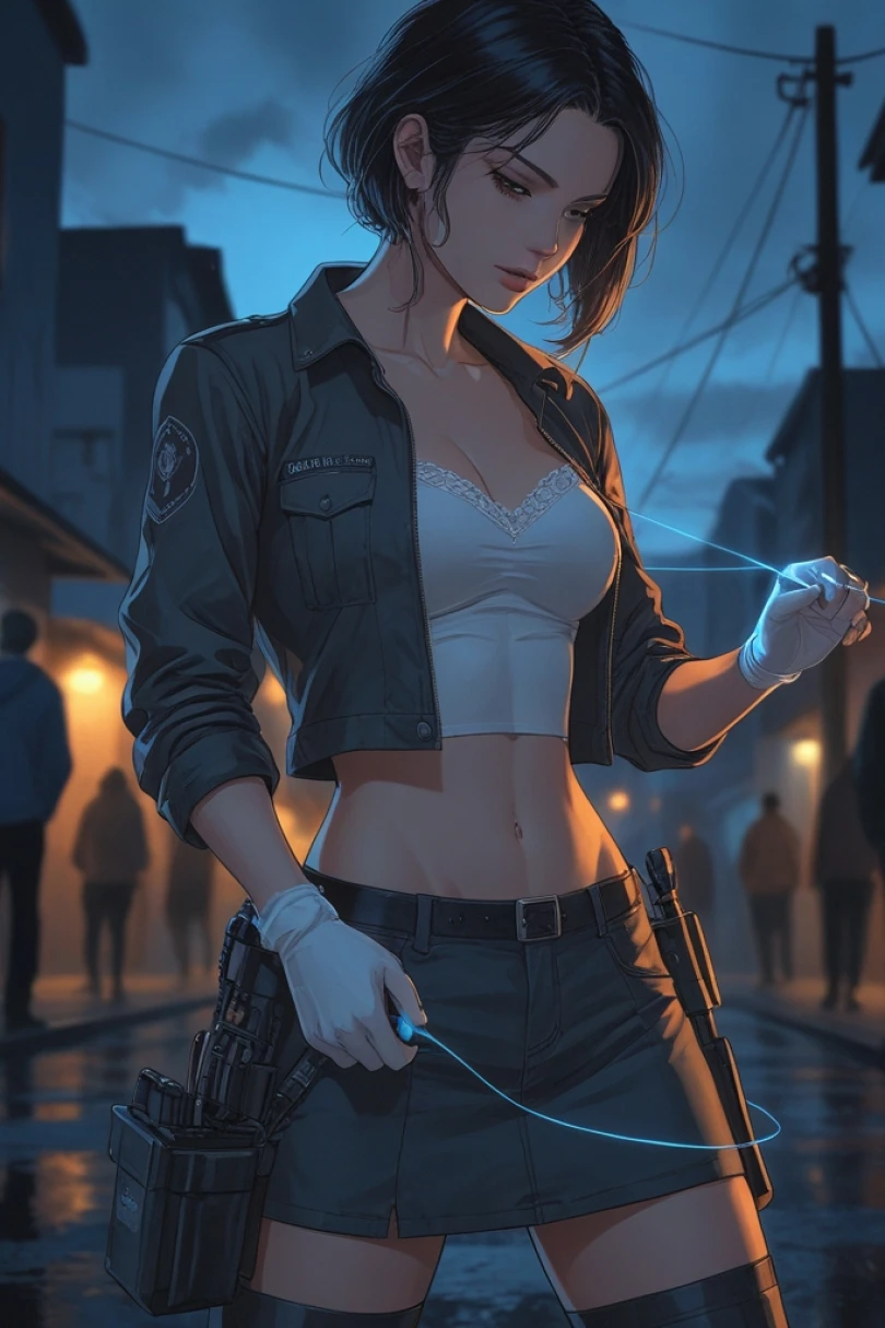 Rewiring the Night Signals - Urban Fantasy story cover by Oliver Merad Cover for story: Rewiring the Night Signals