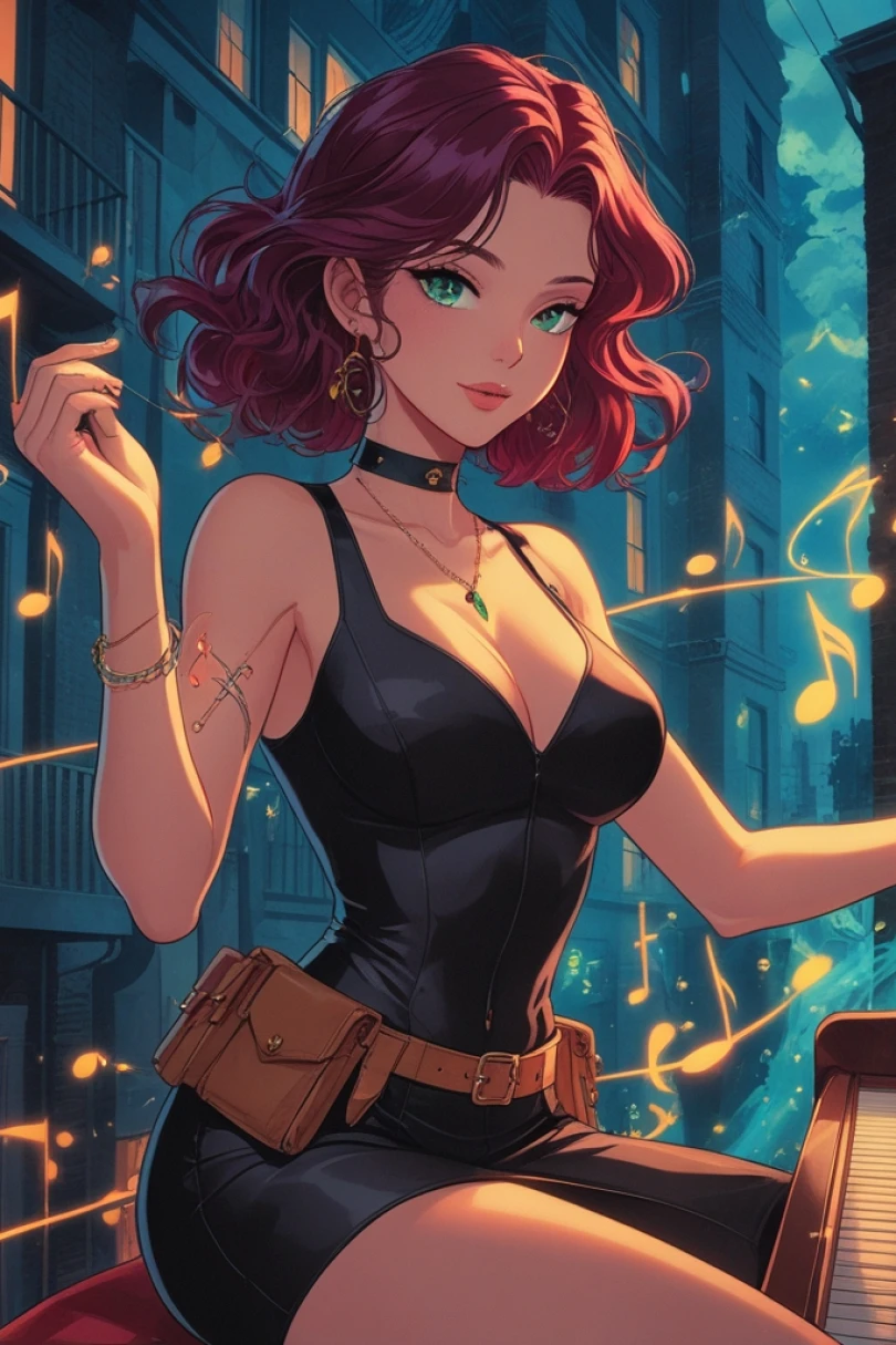 The Tuning of Hollow Street - Urban Fantasy story cover by Isla Dermont Cover for story: The Tuning of Hollow Street