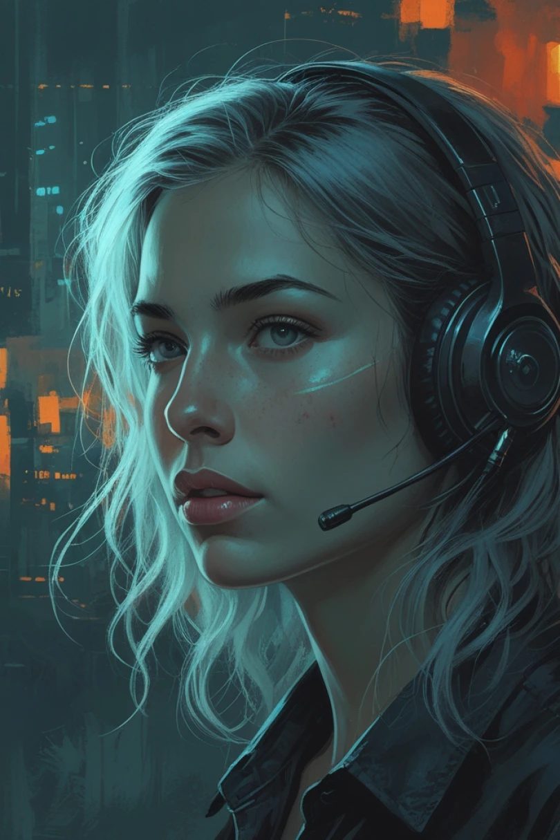 Silent Signal - Thriller story cover by Dorian Kell Cover for story: Silent Signal