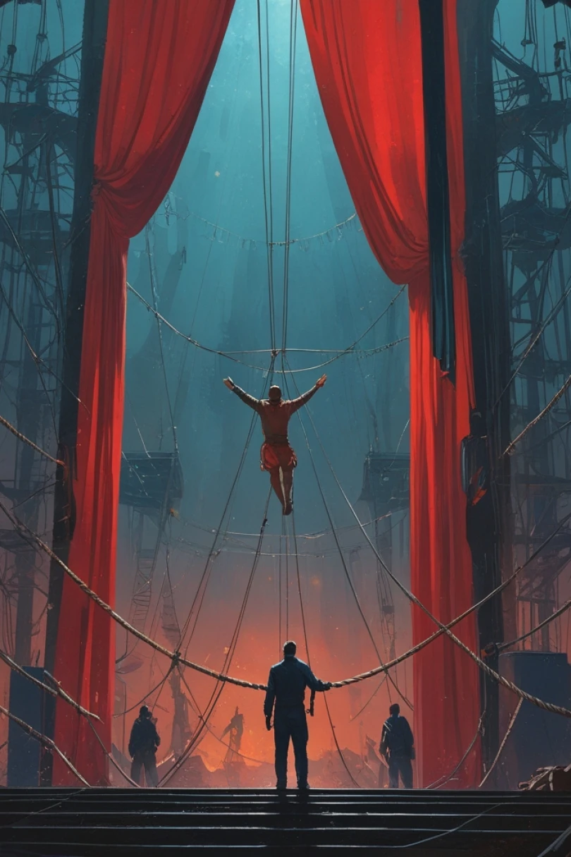The Rigger's Reckoning - Thriller story cover by Mariette Duval Cover for story: The Rigger's Reckoning