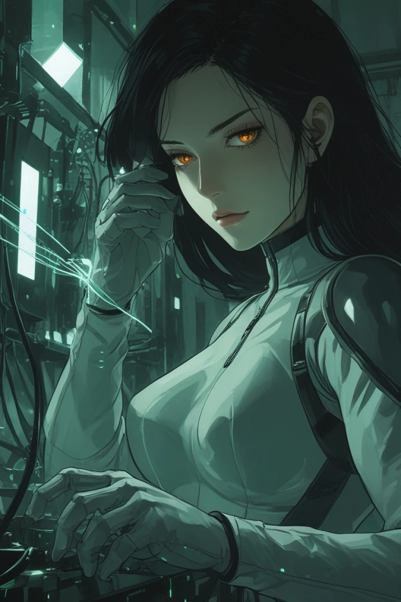 Tethered Hearts Protocol - Thriller story cover by Victor Hanlen Cover for story: Tethered Hearts Protocol