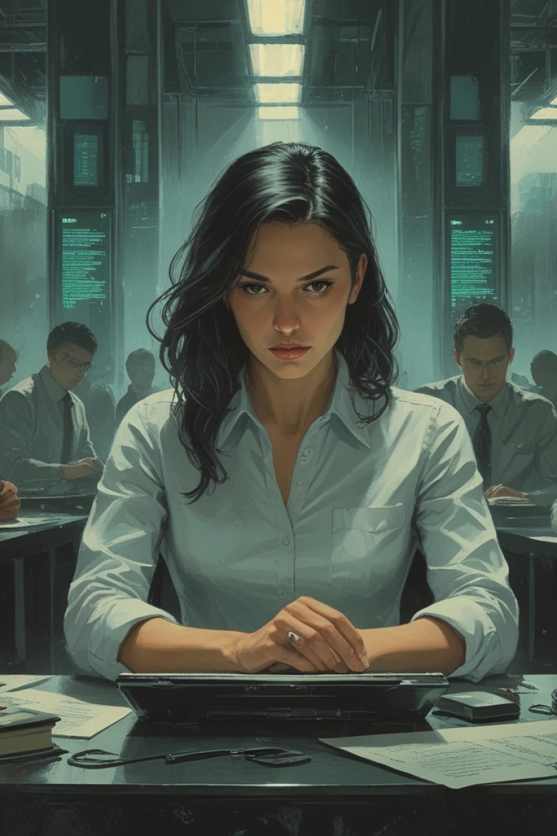 Erasure Protocol - Thriller story cover by Bastian Kreel Cover for story: Erasure Protocol