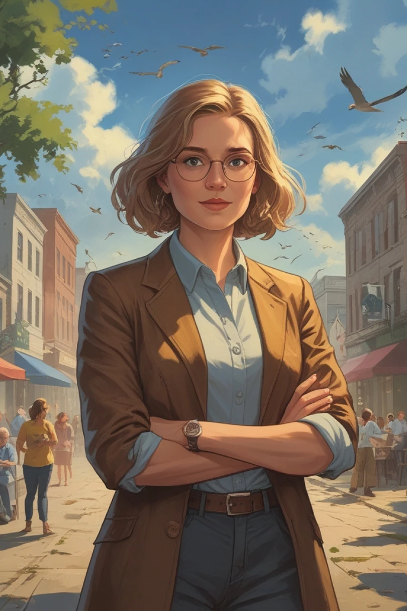 The Accidental Spectacle - Comedy story cover by Marie Quillan Cover for story: The Accidental Spectacle