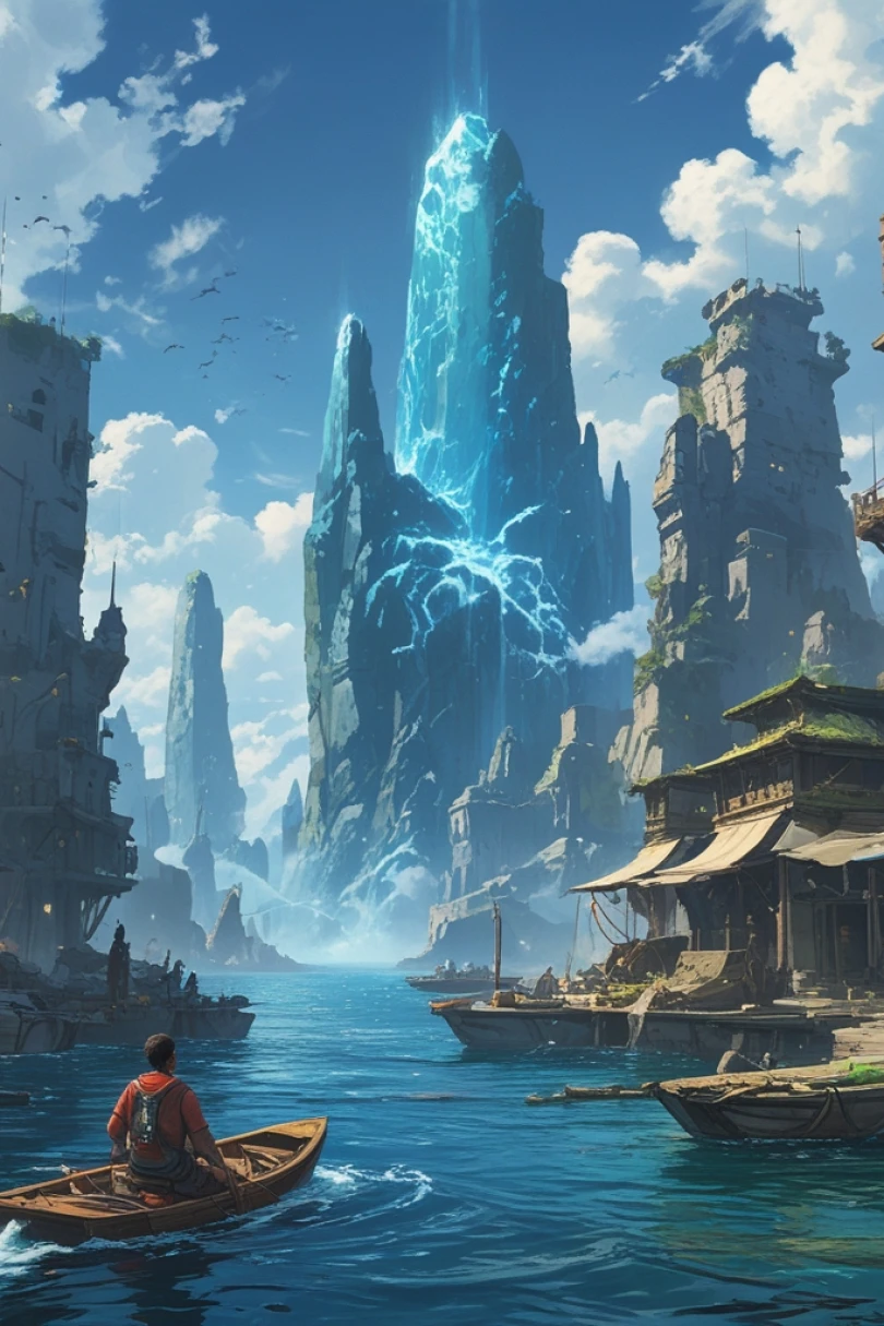 Open Valves: A LitRPG of Salt and Flow - LitRPG story cover by Ronan Fell Cover for story: Open Valves: A LitRPG of Salt and Flow