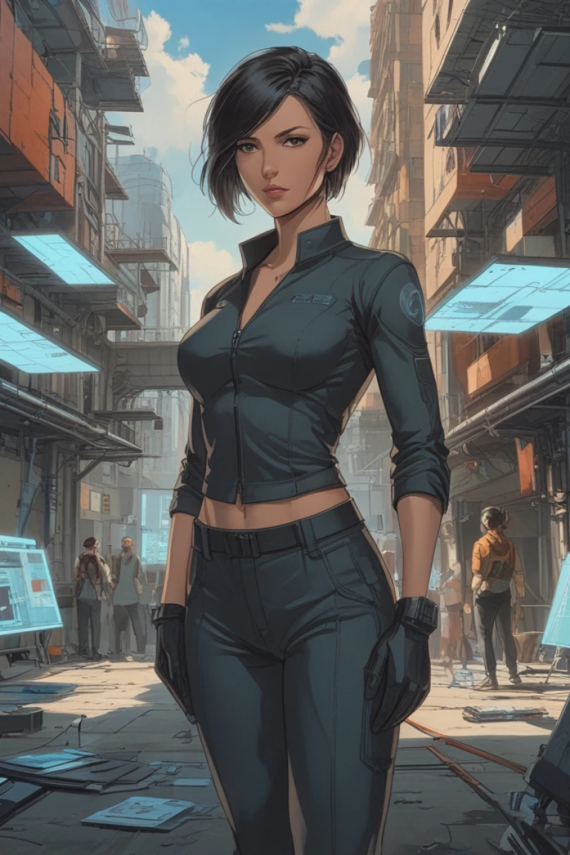 The Habitect's Choice - LitRPG story cover by Lucia Dornan Cover for story: The Habitect's Choice