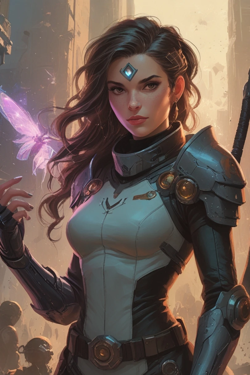 Stitches in Synthesis - LitRPG story cover by Melanie Orwin Cover for story: Stitches in Synthesis