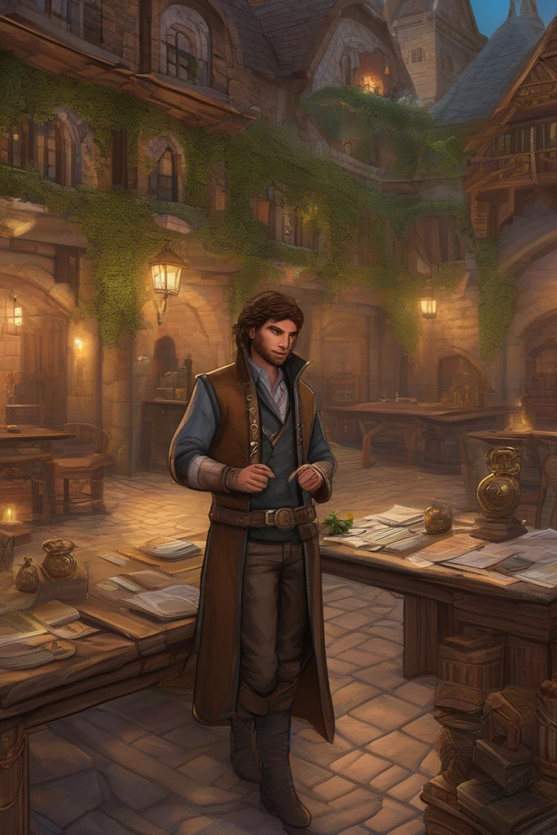 Threadwright: Asterloom Rising - LitRPG story cover by François Delmar Cover for story: Threadwright: Asterloom Rising