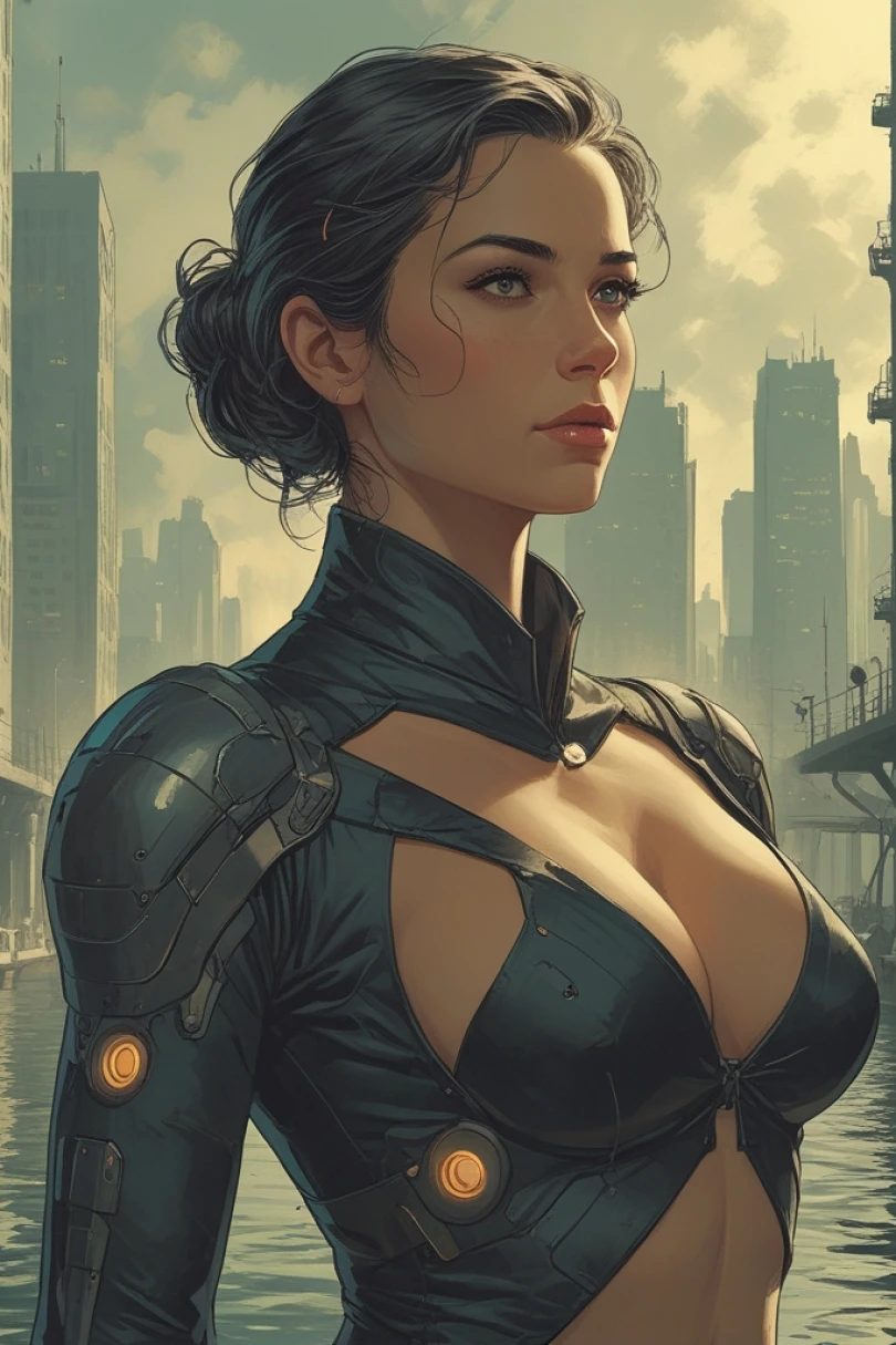 The Mnemonic Key - Interactive Fiction story cover by Claudine Vaury Cover for story: The Mnemonic Key