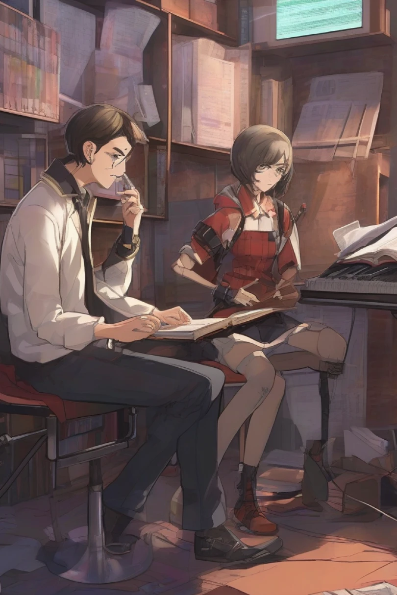 A Measure of Hearts - Interactive Fiction story cover by François Delmar Cover for story: A Measure of Hearts