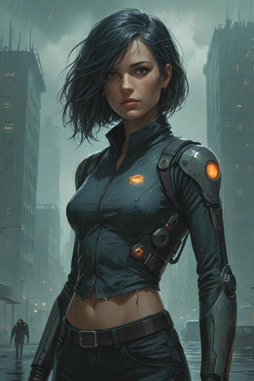 The Lumen Ledger - Dystopian story cover by Elias Krovic Cover for story: The Lumen Ledger
