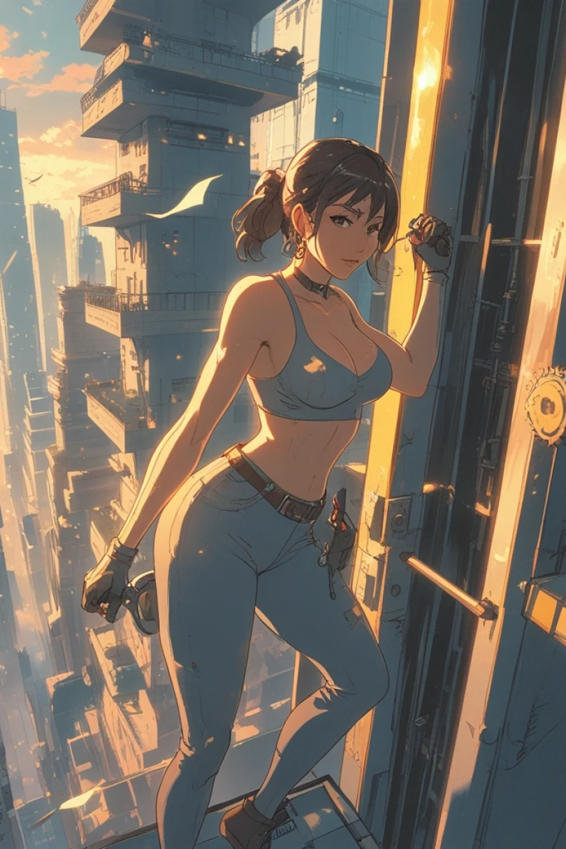 Mechanics of Reunion - Dystopian story cover by Oliver Merad Cover for story: Mechanics of Reunion