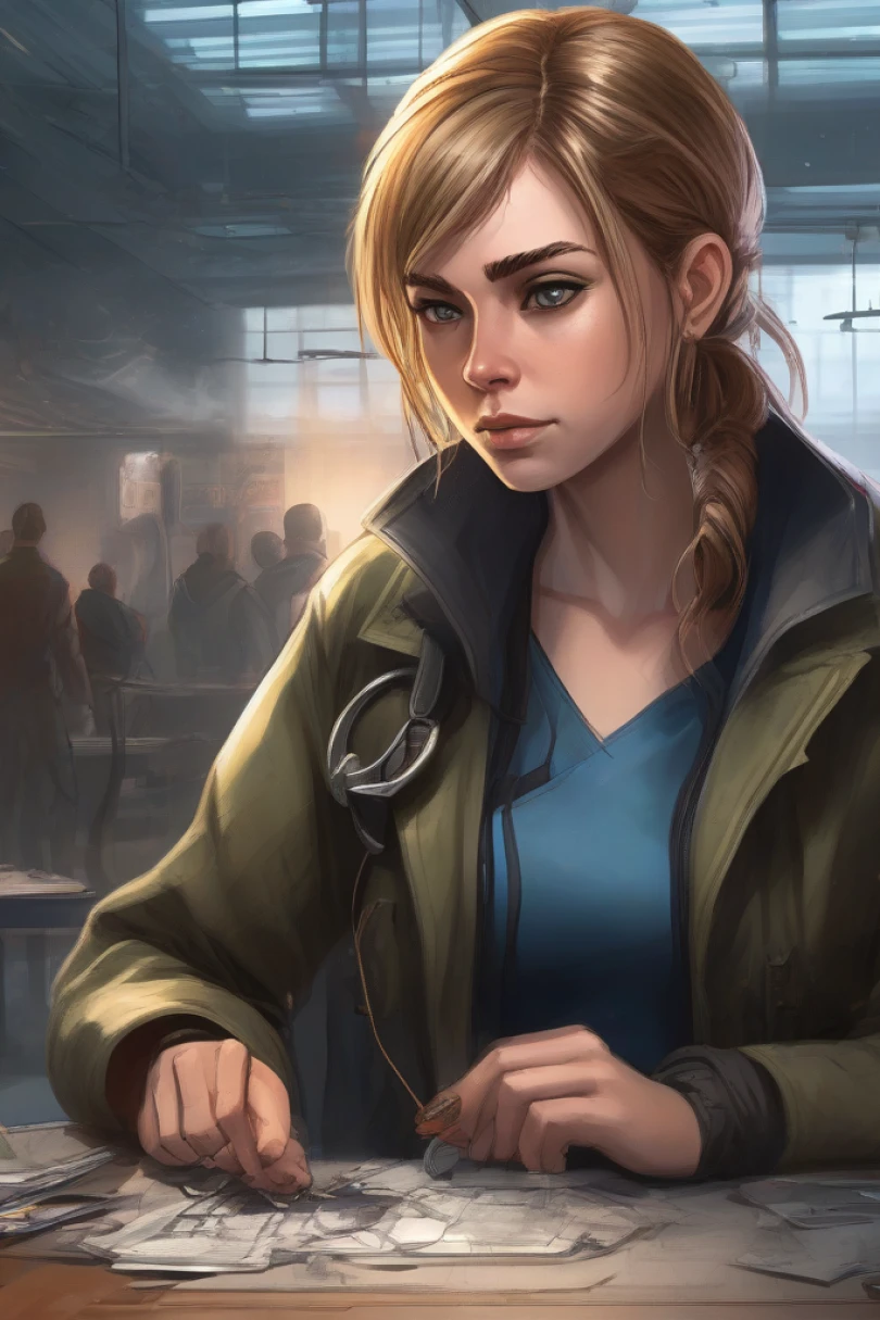 Calibration Day - Dystopian story cover by Adeline Vorell Cover for story: Calibration Day