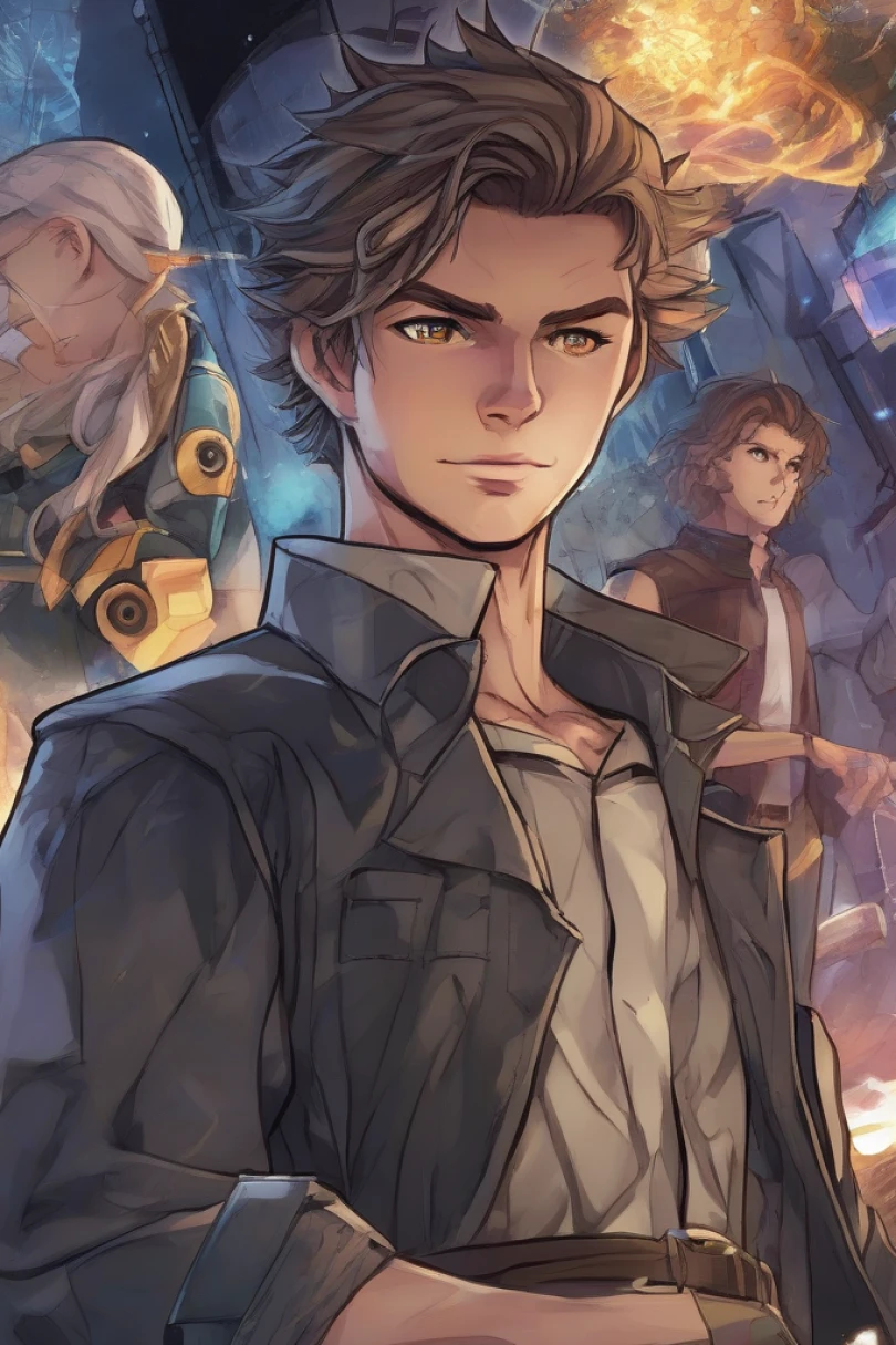The Ninth Signal - Dystopian story cover by Karim Solvar Cover for story: The Ninth Signal